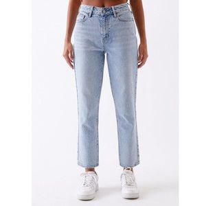pacsun light wash mom jeans